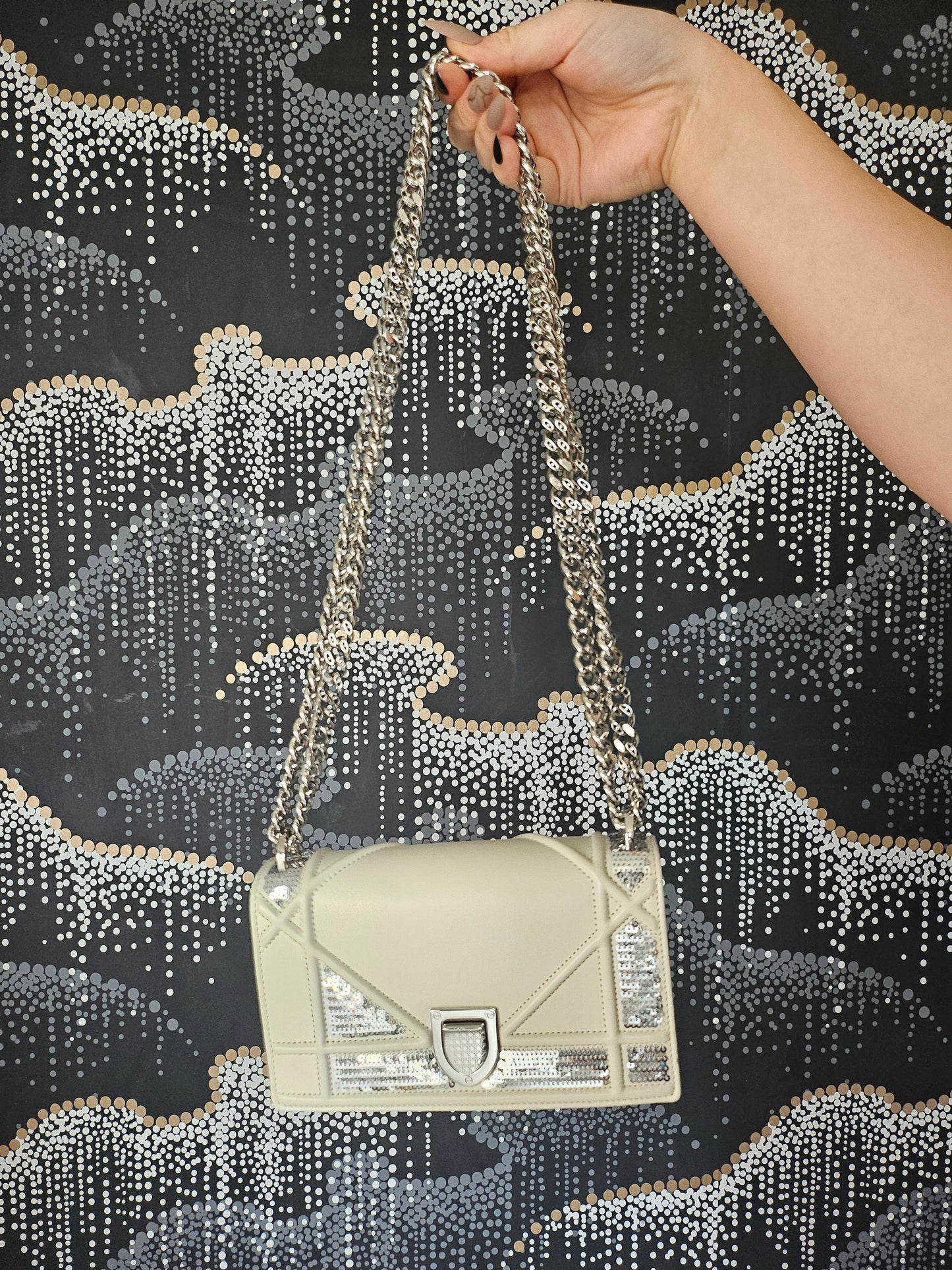 Christian Dior 2015 Diorama Chain Shoulder Bag