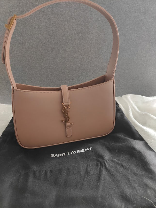 Saint Laurent YSL Rosy Sand Le 5 A 7 Hobo