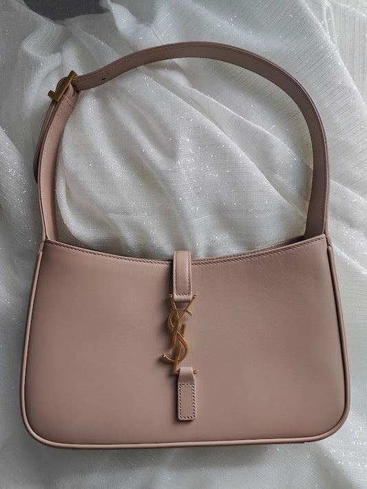 Saint Laurent YSL Rosy Sand Le 5 A 7 Hobo